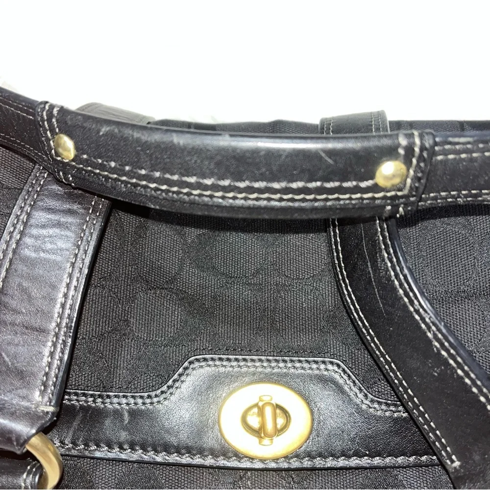 Coach Vintage Satchel With Gold Hardware - Picture 3 of 10